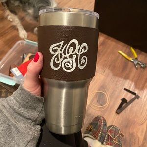 Yeti Leather Koozy Wrap